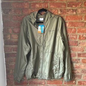 Columbia Men's Green Windbreaker Jacket